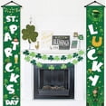 thumbnail image 3 of RKSTN Bannière de Porte en Tissu Polyester Décorations de Porte pour la Saint-Patrick Rideaux de Porte pour Fêtes Intérieures et Extérieures Drapeaux Suspendus, 3 of 5