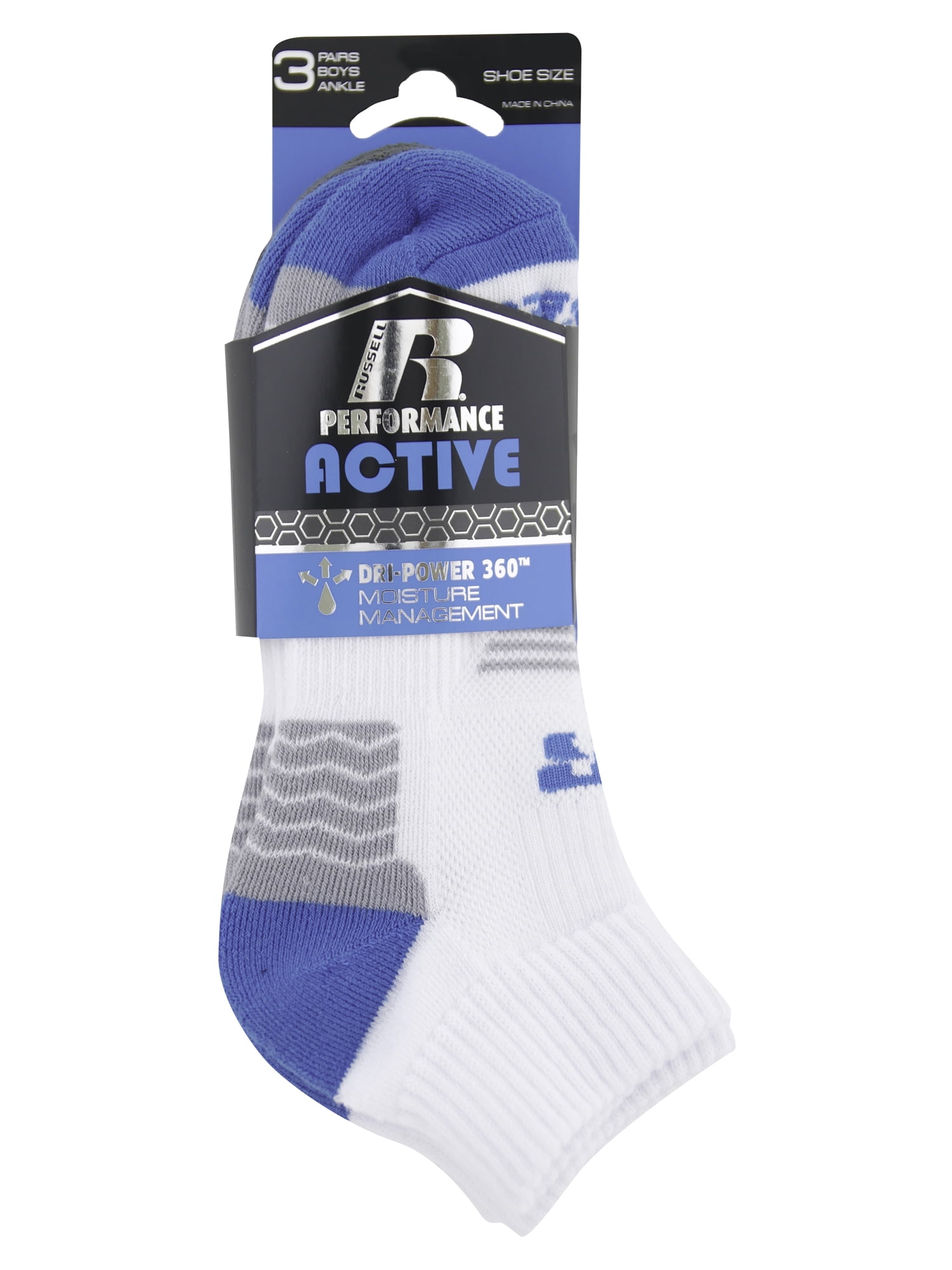 Russell dri power 360 2024 socks big and tall