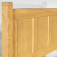 thumbnail image 2 of Grain Wood Furniture Shaker Solid Wood Panel Platform Bed, Queen Size, Natural, 2 of 8