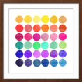 thumbnail image 2 of Art.com Colourplay 6 Giclee Print by Garima Dhawan, Brown Frame Wall Art, 21" x 21", 2 of 5