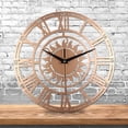 thumbnail image 1 of Reloj de Pared Pulgadas, Reloj de Pared de Redondo, Sin Tictac, Funciona con Pilas, Decoración Del Hogar para Sala de Estar, Dormitorio, Dorado Macarena Reloj de pared, 1 of 7
