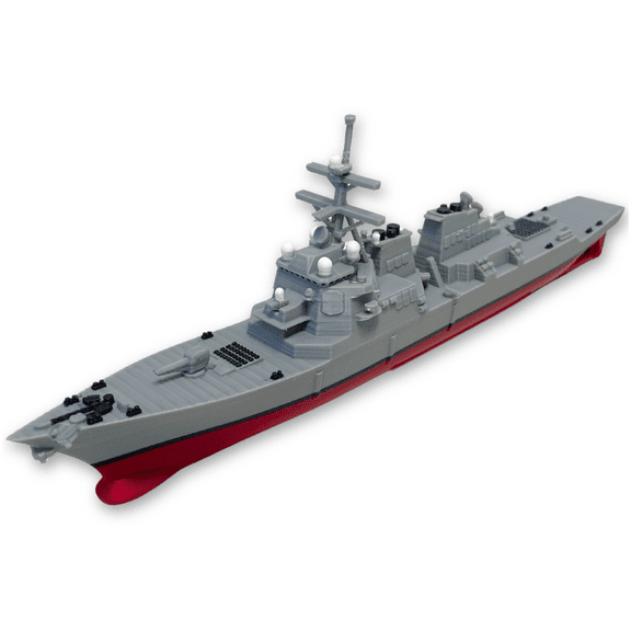 12-Inch Berkeley-Class Guided Missile Destroyer Model – Replica of the Iconic Naval Warship – Nautical Enthusiasts and Military Collectors Battleship Toy, Navy Ship Model, Warship Replica, Toy Boat,