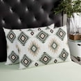 thumbnail image 4 of Sage Green Aztec Throw Pillow Cover 16 x 24 Inch Decorative Pillow Cover Southwest Boho Ethnic Chic Motifs Lumbar Pillowcase Seasonal Rectangle Cushion Case for Couch Sofa Bed Living Room, 4 of 7