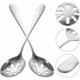thumbnail image 2 of 2-Piece Stainless Steel Slotted Spoon Set for Serving Soup and Dishes, 2 of 5