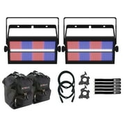 Chauvet DJ Shocker Panel FX-V2 Versatile Blinder/Wash/Strobe Light 2-Pack with Bags Package