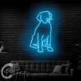 thumbnail image 2 of C-CRAFT Golden Retriever Dog Neon Led Light Up 27 inch for Bedroom Pet Clinic Wall Decor, 2 of 5