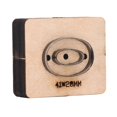thumbnail image 1 of Number 0 Shape Leather Punching Die Leather Cutting Mold for Cardboard Rubber Punch Cut 41x28mm, 1 of 5