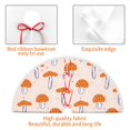 thumbnail image 4 of Rocae Mushrooms for Christmas Tree Skirt with Pom Pom Trim for Holiday Party for Holiday Home Decor Indoor Outdoor-48", 4 of 7