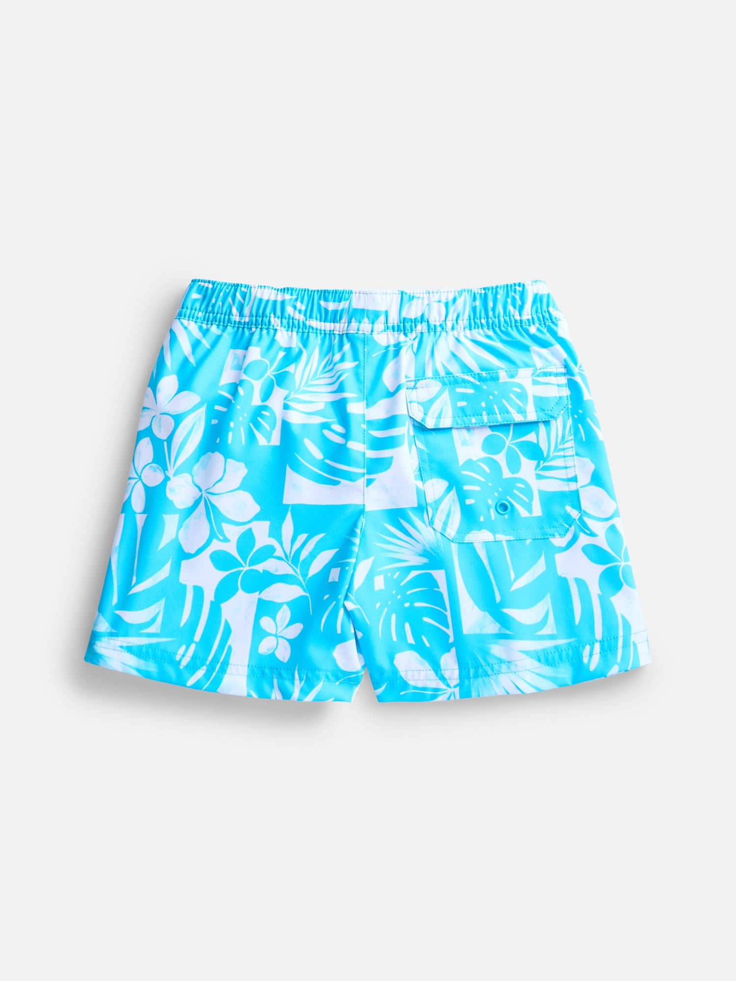 Wonder Nation Boys Printed Swim Trunks, Sizes 4/5-18 & Husky