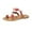 Red, variant on SEANOPEN Deals Women's Wedding Flat Sandals, White Lace Sandals, Beach Sandals, Wedding Party Dress White Dress Sandals for Bride Comfy Dress Toe Sandals Size 9.5 Blue