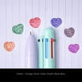 thumbnail image 3 of Pack Of 12 0.5mm 6-in-1 Multicolor Ballpoint Pens, 6 Colors Retractable Ballpoint Pens, Random Colors(), 3 of 5