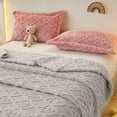 thumbnail image 4 of Throw Blanket for Couch, Lightweight Plush Warm Blankets for Bed, Fuzzy Cozy Flannel Blanket Throw for Sofa, Soft Warm Light Weight for Travelling In Spring Summer,39.37 X 59.06 Inch, 4 of 7