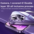 thumbnail image 5 of Magnetic Ultra Thin Slim Frameless Case for iPhone 14 Pro Max, Compatible with MagSafe Electro-Plating Bumper Crystal Clear PC Back Slim Cover with Camera Lens Protection, Blue, 5 of 9