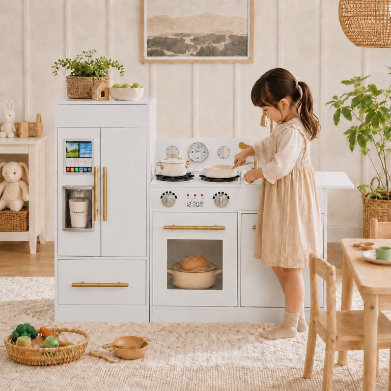 Teamson Kids Little Chef Charlotte Play Kitchen, 2-Piece photo 7