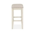 thumbnail image 4 of New Classic Furniture Bella Wood Counter Sofa Table w/ 2 Stools -Beige Brown, 4 of 11