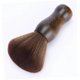 thumbnail image 5 of Cepillo para el cuello con cerdas de fibra suave y mango de madera para la limpieza profesional del cabello de barberos., 5 of 5