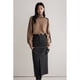 thumbnail image 4 of MEXZT Vintage Striped Sweater Women Patchwork Knitted Pullovers Korean Half High Neck Knitwear Winter Long Sleeve Loose Jumpers, 4 of 5