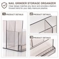thumbnail image 2 of Miangastore Blue Plastic Nail Drill Storage Rack for Organization and Display Perfect for Salon or Home Use, 2 of 8