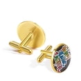 thumbnail image 3 of Easter Elegant Mens Cufflink Set for Formal Attire, Made of Stainless Steel, for Business Meetings, 3 of 6