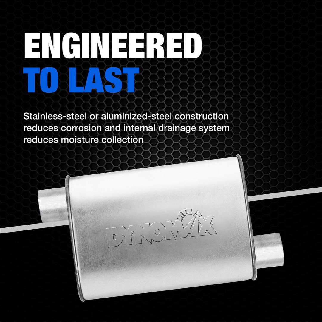 Dynomax Super Turbo 17747 Exhaust Muffler Fits select: 1993-2001 JEEP CHEROKEE, 1993-1994 FORD RANGER
