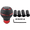 Red, variant on Baguer 6 Manual for Shift Knob Alloy Gear Head Replacement for Car Red Blue Black