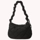thumbnail image 3 of Bolsos Hombro Acolchados para Mujer Con Correa Fruncida Bolso Diario para Mujer (negro), 3 of 9