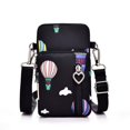thumbnail image 1 of Factory Direct Crossbody Mobile Phone Bag Vertical Fabric Mini Small Bag Wrist Arm Mobile Phone Bag Three-Layer Coin Wallet, 1 of 7