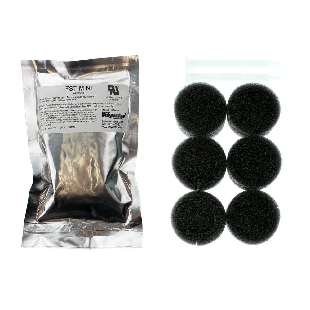 American Polywater FSTMINI1 Duct or Conduit Foam Sealant Kit, Fits up