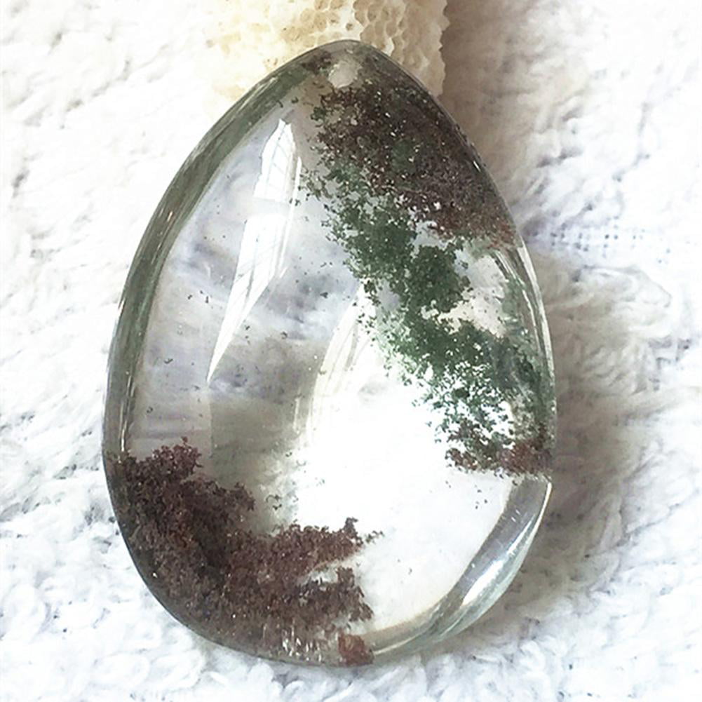 Natural Stone Ghost Phantom Quartz Crystal Gem Specimen Healing Stone Pendansn