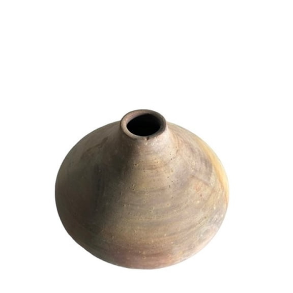 BIDK Home Weathered Style Terracotta Vase - 10"
