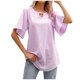 thumbnail image 1 of Blusa suelta con cuello redondo y manga trompeta para mujer Fridja  ghk1501, 1 of 4