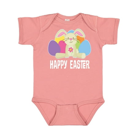 

Inktastic Happy Easter Bunny Holiday Eggs Gift Baby Girl Bodysuit