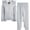 Heather Grey, variant on Quad Seven Boys' Fleece Jogger Set - 2 Piece Basic Solid Full Zip Hoodie and Sweatpants (Sizes: 8-18)
