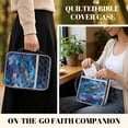 thumbnail image 4 of ZUXONGSY Turtle Lotus Galaxy Print Bible Case for Women Lightweight Bible Protective Carrier Stylish Handbag with Handle Christian Tote Bag for Daily Commuter, 4 of 7