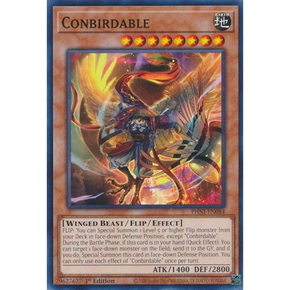 YuGiOh Phantom Nightmare Common Conbirdable PHNI-EN084
