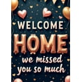 thumbnail image 4 of Decorative Design Welcome Home Balloon Banner Colorful Heart Party Decoration for Welcome Celebration Event, 4 of 8
