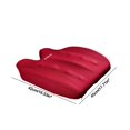 thumbnail image 3 of Ruroz Car Seat Cushion - Memory Foam Car Seat Pad - Sciatica & Lower Back Pain Relief - Car Seat Cushions for Driving - Road Trip Essentials for Drivers(Red), 3 of 7