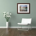 thumbnail image 4 of Trademark Fine Art 'Turquoise Blue Lake' Canvas Art by Pierre Leclerc, White Matte, Wood Frame, 4 of 4