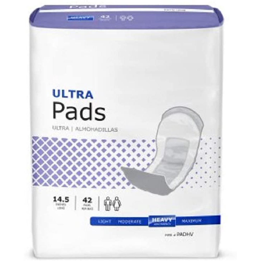 Bladder Control Pads 14.5". Pack of 168 Disposable Incontinence Pads