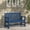 Navy, variant on 49" Heavy Duty Outdoor Bench, 660lbs HDPE Garden Park Bench, Gray