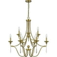 thumbnail image 2 of Quoizel Joules 9-Light 31" Traditional Chandelier in Aged Brass, 2 of 5