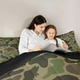 thumbnail image 5 of Manfei Cartoon Camo Bedding Comforter Set, Camouflage Twin Comforter Sets, Teens Kids Boys Girls Reversible Bedding Set, Breathable Home Decor, 2pcs, 5 of 8