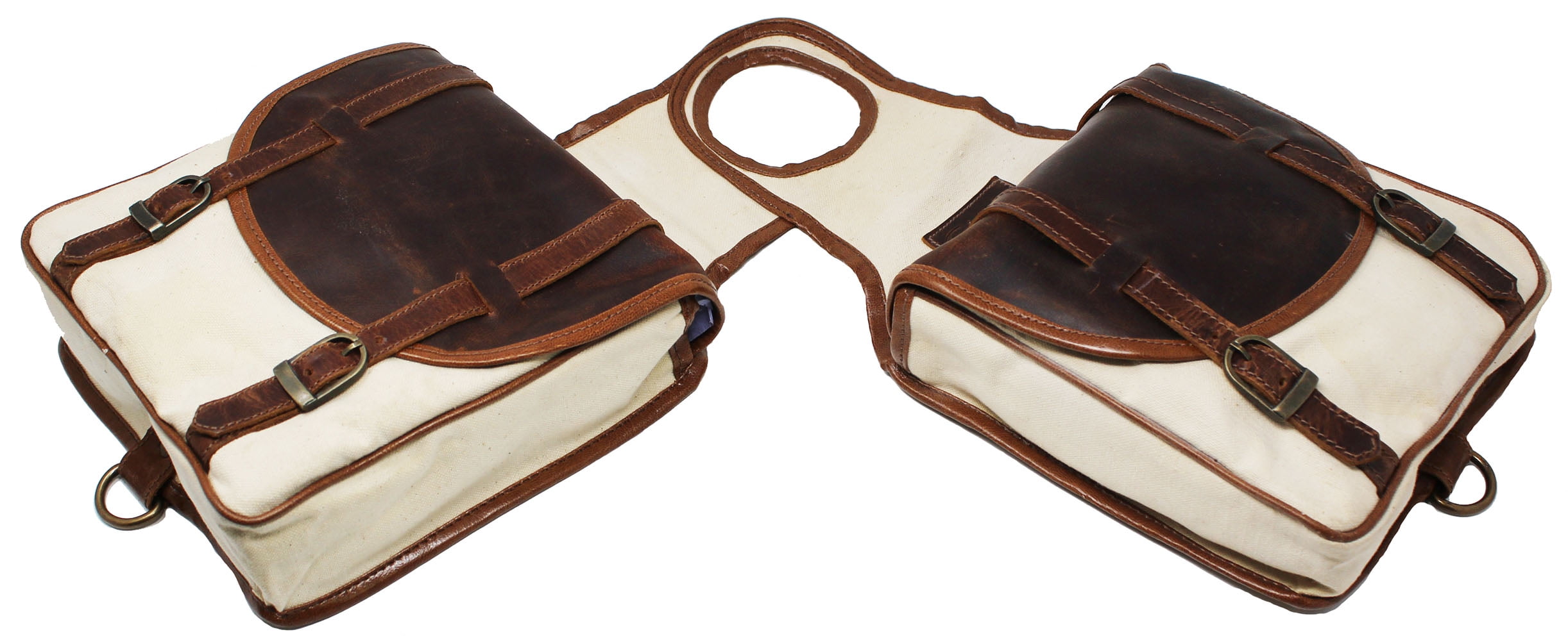 Horse Challenger Wester Trail Riding Saddle Canvas Horn Bag Green 102AA04