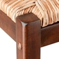 thumbnail image 4 of Winsome Wood Kaden Rush Seat Counter Stool Set, 24", Walnut Finish, 4 of 6
