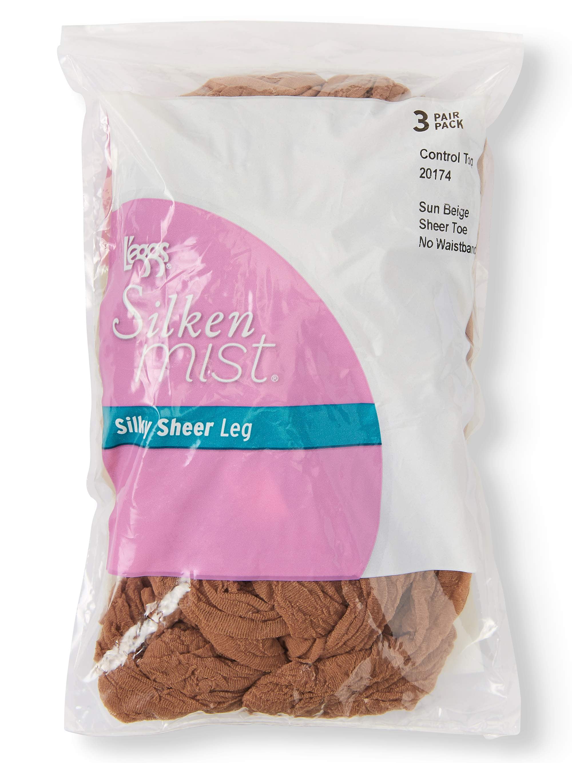 L eggs Silken Mist No Roll Waist Band Control Top 3 Pack Walmart l-eggs-silken-mist-no-roll-waist-band-control-top-3-pack-walmart