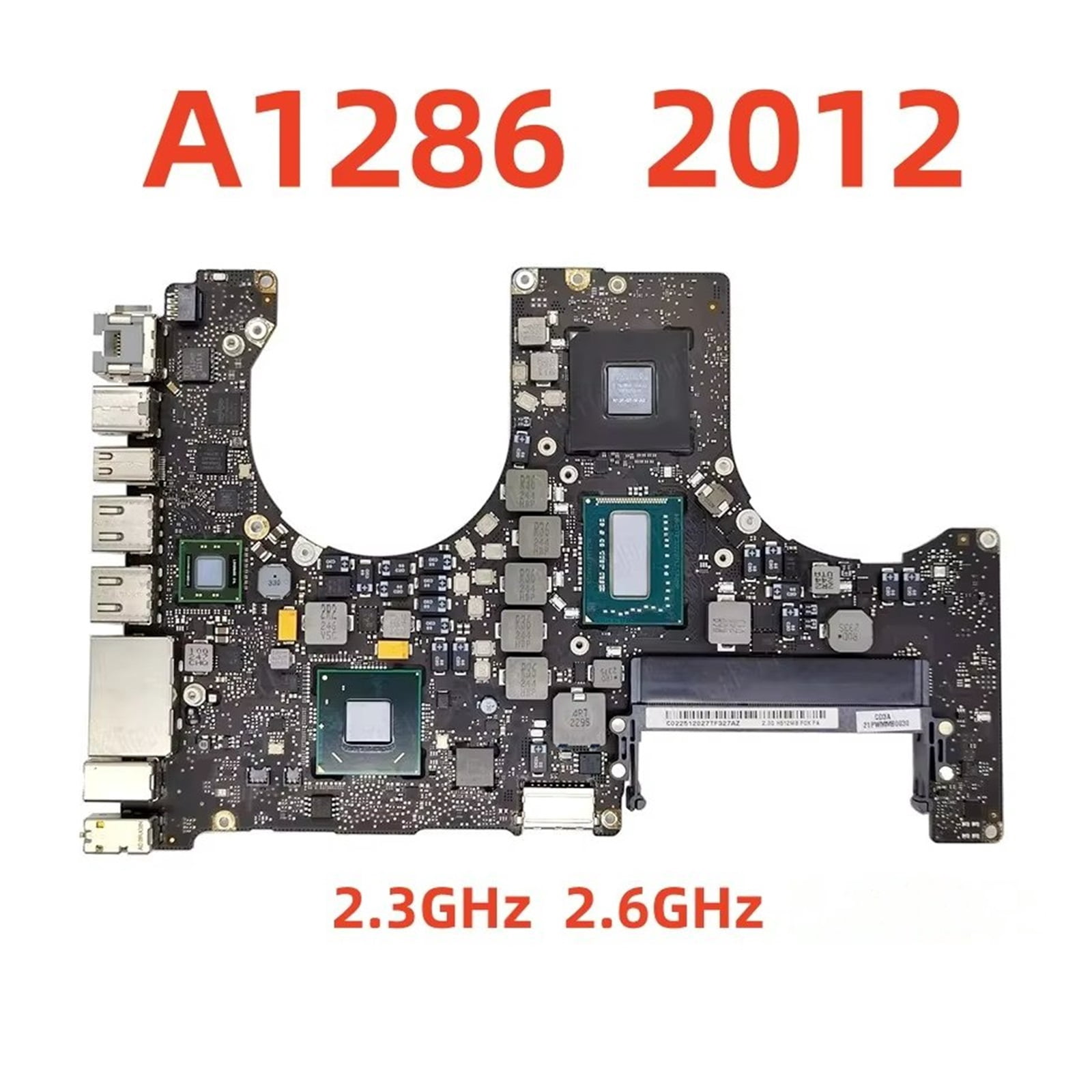 820-3330-B Logic Board A1286 For Pro A1286 Mid 2012 EMC 2556 MD103 MD104 Motherboard , components