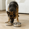 thumbnail image 4 of 2 Pack Stainless Steel Dog Bowls , Silicone Base Anti-Slip, Rust Resistant, Extra Thick Metal Pet Bowls for&nbsp; Large Dogs, 84oz, 4 of 7