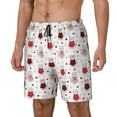 thumbnail image 1 of Fotbe cute cat hearts Traje de Baño para Hombre – Shorts de Natación de Secado Rápido con Forro y Bolsillos-3X-Large, 1 of 6