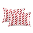 thumbnail image 2 of Tile Pattern Red Pattern Queen Size Satin Pillowcase 30''x20'' Double-Sided Print Soft Wrinkle Resistant, 2 of 9
