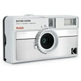 thumbnail image 3 of KODAK EKTAR H35N Half Frame Retro Film Camera (Striped Silver) Plus a Bonus Microfiber Cleaning Cloth, 3 of 11